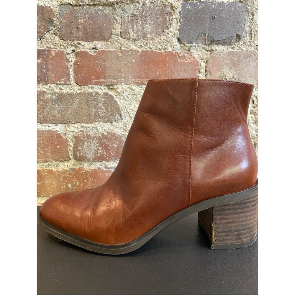 Jizelle Konak Leather Ankle Boots Enzo Angiolini Women’s 5.5m/36 - Picture 2 of 9